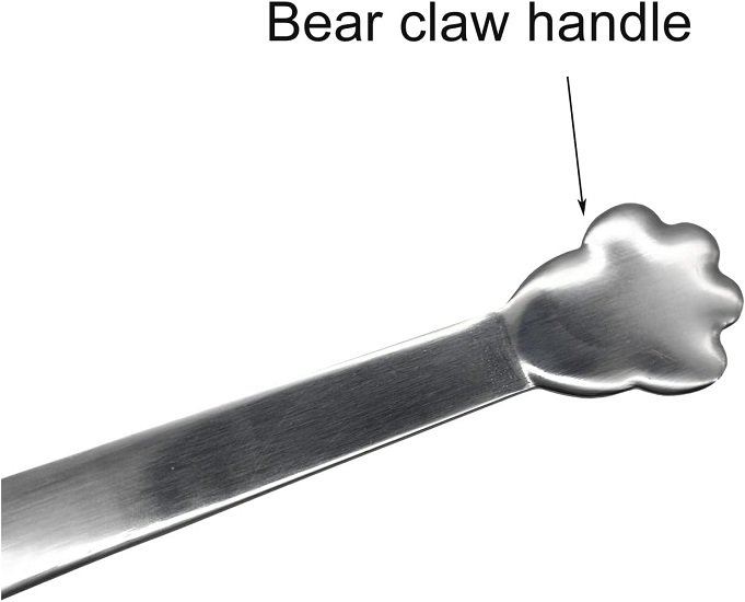 4 Pack Bear Short Handled Spoon Cute Animal Spoon 410 Stainless Steel Small Spoon