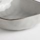Large Pasta Bowls Set of 4, Ocean Square Bowls, Pasta Serving Bowl Large Dinner Bowls, Kitchen Bowl Set, Reactive Glaze, Microwave and Dishwasher Safe, Scratch Resistant, Grey