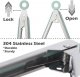 Kitchen Tongs for Cooking, 9 Inch Small Silicone Tongs, Food Grade Mini Serving Tongs with Silicone Tips, Set of 3, Green