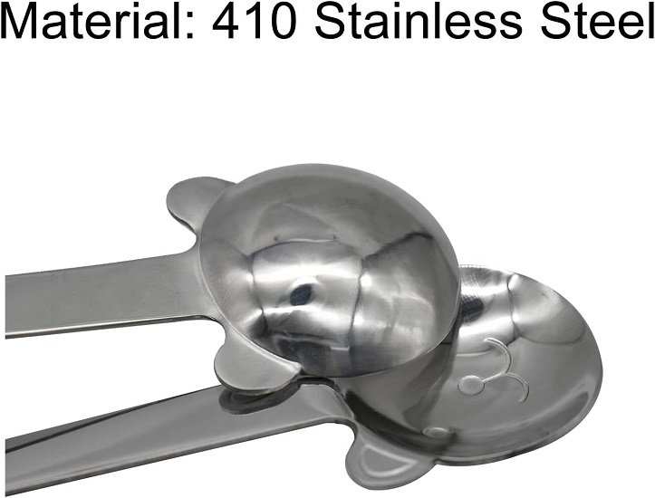 4 Pack Bear Short Handled Spoon Cute Animal Spoon 410 Stainless Steel Small Spoon